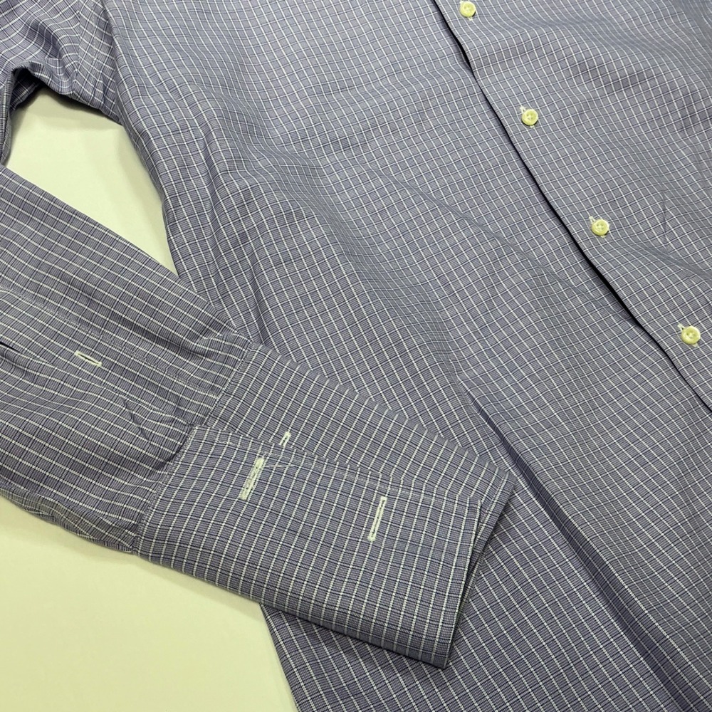 Brooks Brothers Regent Dress Shirt Plaid Checkered Button Down 16-34 - Picture 6 of 10